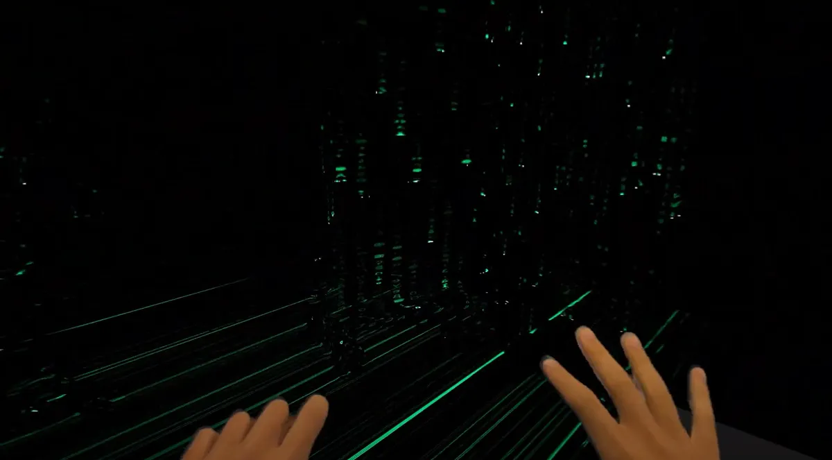 "The Matrix" Shader in visionOS