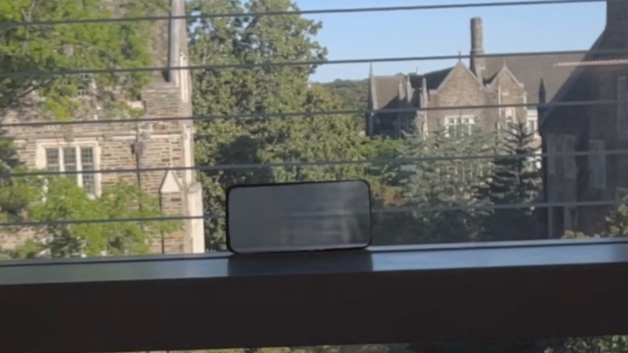 Diminished Phone On Window